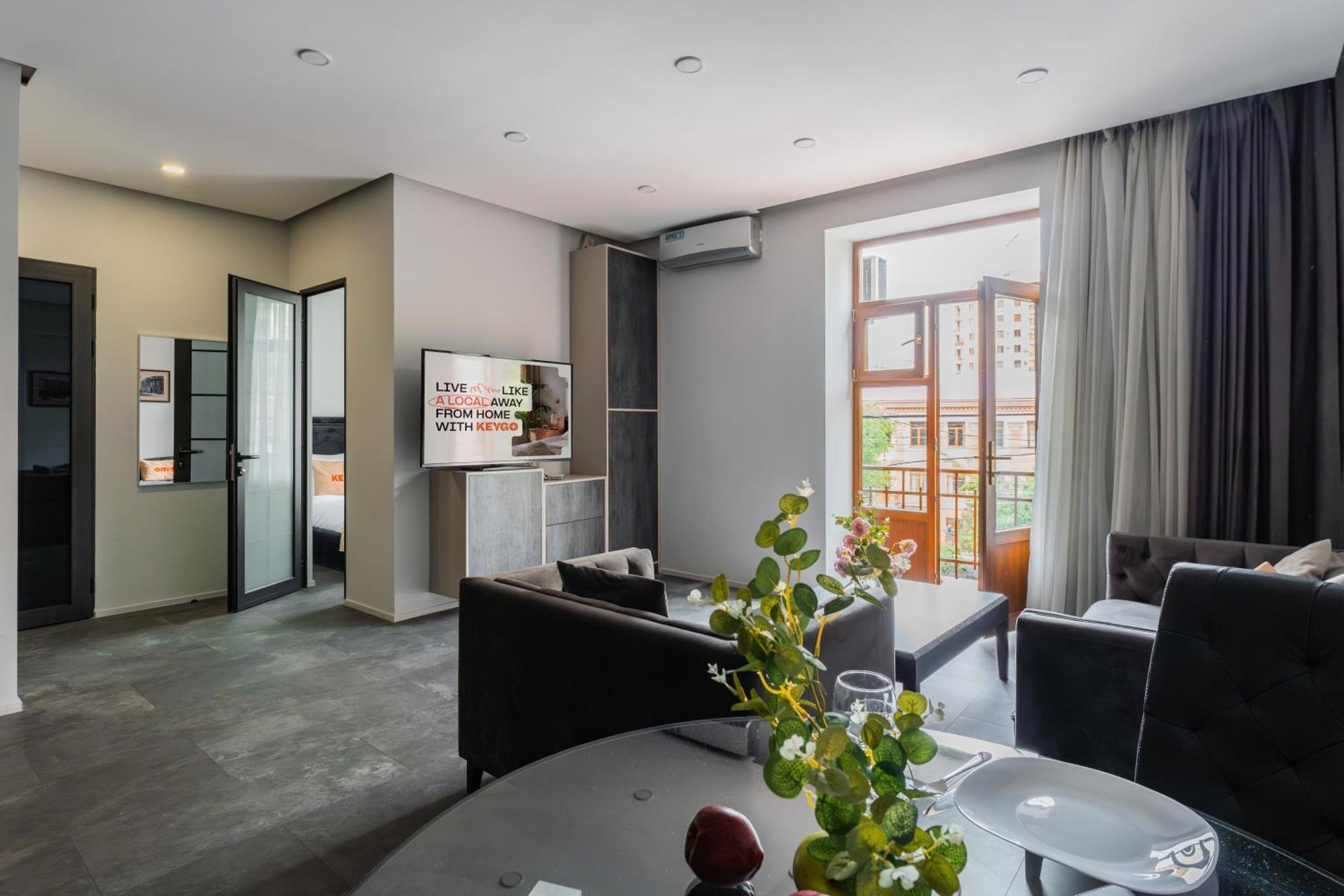 Apartament Designed 1Br Balcony To Saryan St Self-Enrty Keygo 29 Erywań Zewnętrze zdjęcie